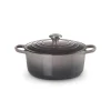 Le Creuset Signature Cast Iron 26cm Round Casserole - Flint