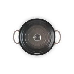 Le Creuset Signature Cast Iron 26cm Round Casserole - Flint