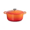 Le Creuset Signature Cast Iron 26cm Round Casserole - Volcanic
