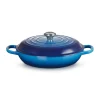 Le Creuset Signature Cast Iron 30cm Shallow Casserole - Azure