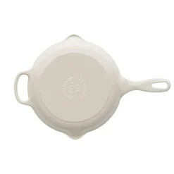 Le Creuset Signature Cast Iron 23cm Round Skillet - Meringue