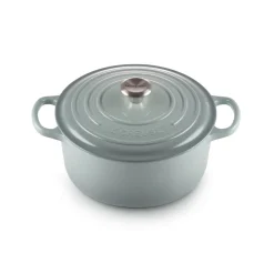 Le Creuset Signature 22cm Cast Iron Round Casserole - Sea Salt