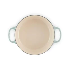 Le Creuset Signature 22cm Cast Iron Round Casserole - Sea Salt