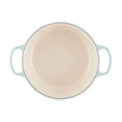 Le Creuset Signature 26cm Cast Iron Round Casserole - Sea Salt