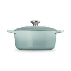 Le Creuset Signature 24cm Cast Iron Round Casserole - Sea Salt