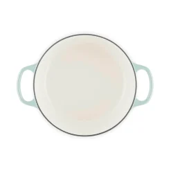 Le Creuset Signature 24cm Cast Iron Round Casserole - Sea Salt