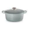 Le Creuset Signature 28cm Cast Iron Round Casserole - Sea Salt