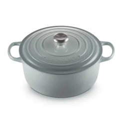 Le Creuset Signature 28cm Cast Iron Round Casserole - Sea Salt