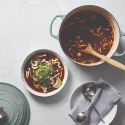 Le Creuset Signature 20cm Cast Iron Round Casserole - Sea Salt