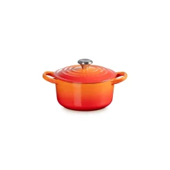 Le Creuset Signature 14cm Cast Iron Round Casserole - Volcanic
