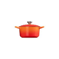 Le Creuset Signature 14cm Cast Iron Round Casserole - Volcanic