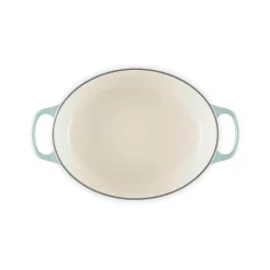 Le Creuset Signature 27cm Cast Iron Oval Casserole - Sea Salt