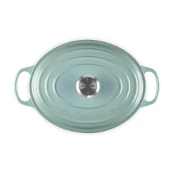 Le Creuset Signature 29cm Cast Iron Oval Casserole - Sea Salt