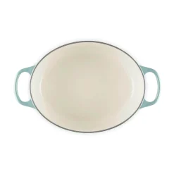 Le Creuset Signature 29cm Cast Iron Oval Casserole - Sea Salt
