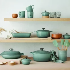 Le Creuset Signature 29cm Cast Iron Oval Casserole - Sea Salt