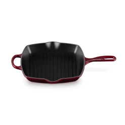 Le Creuset Signature 26cm Cast Iron Square Grillit - Garnet