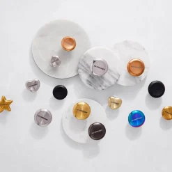 Le Creuset Signature Heart 5cm Knob - Light Gold