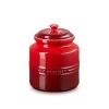 Le Creuset Stoneware 2.4 Litre Biscuit Jar - Cerise