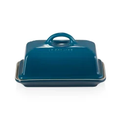 Le Creuset Stoneware Butter Dish - Deep Teal