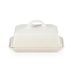 Le Creuset Stoneware Butter Dish - Meringue