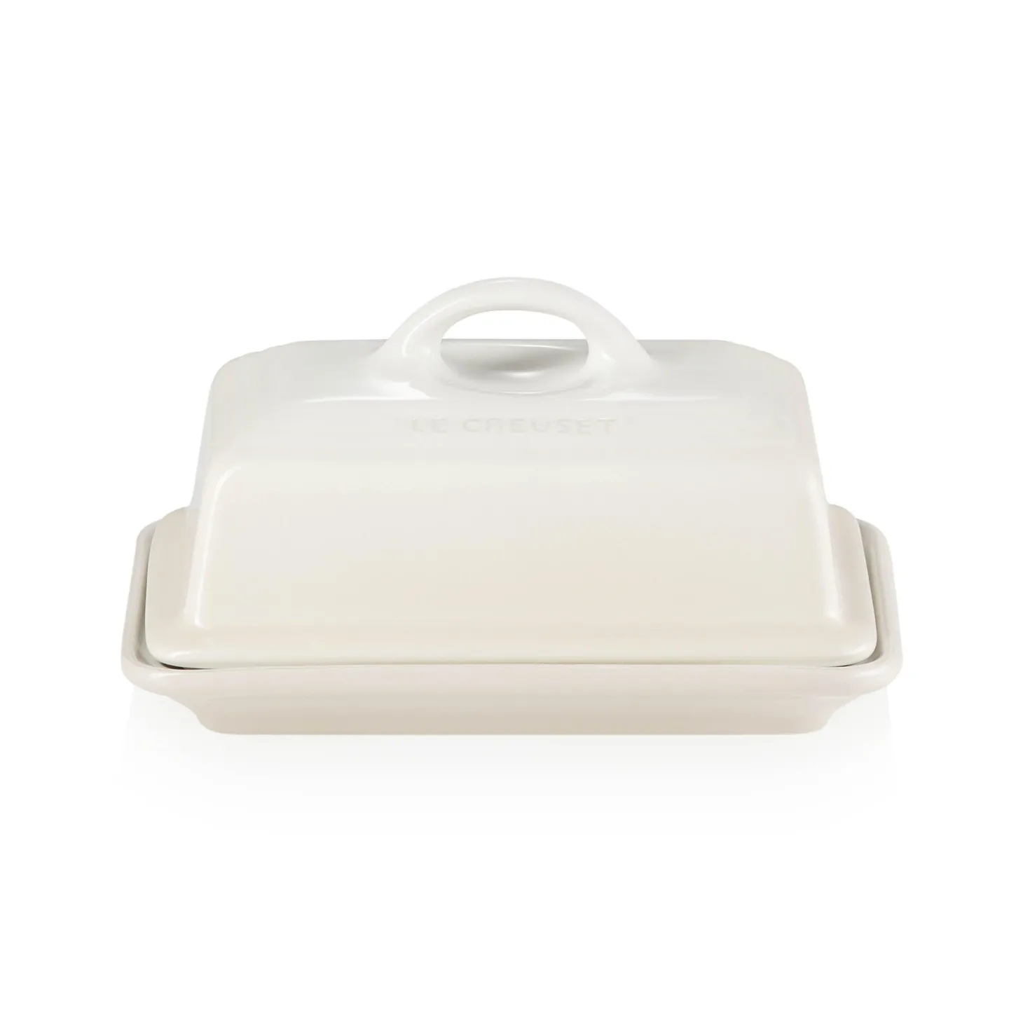 Le Creuset Stoneware Butter Dish - Meringue