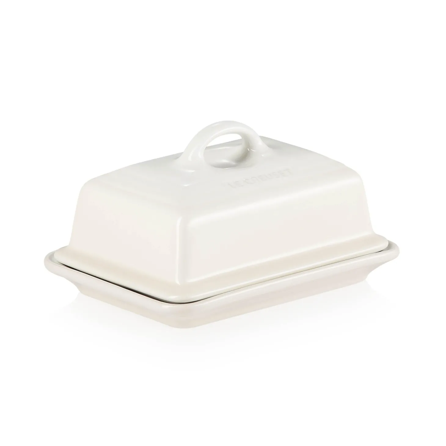 Le Creuset Stoneware Butter Dish - Meringue