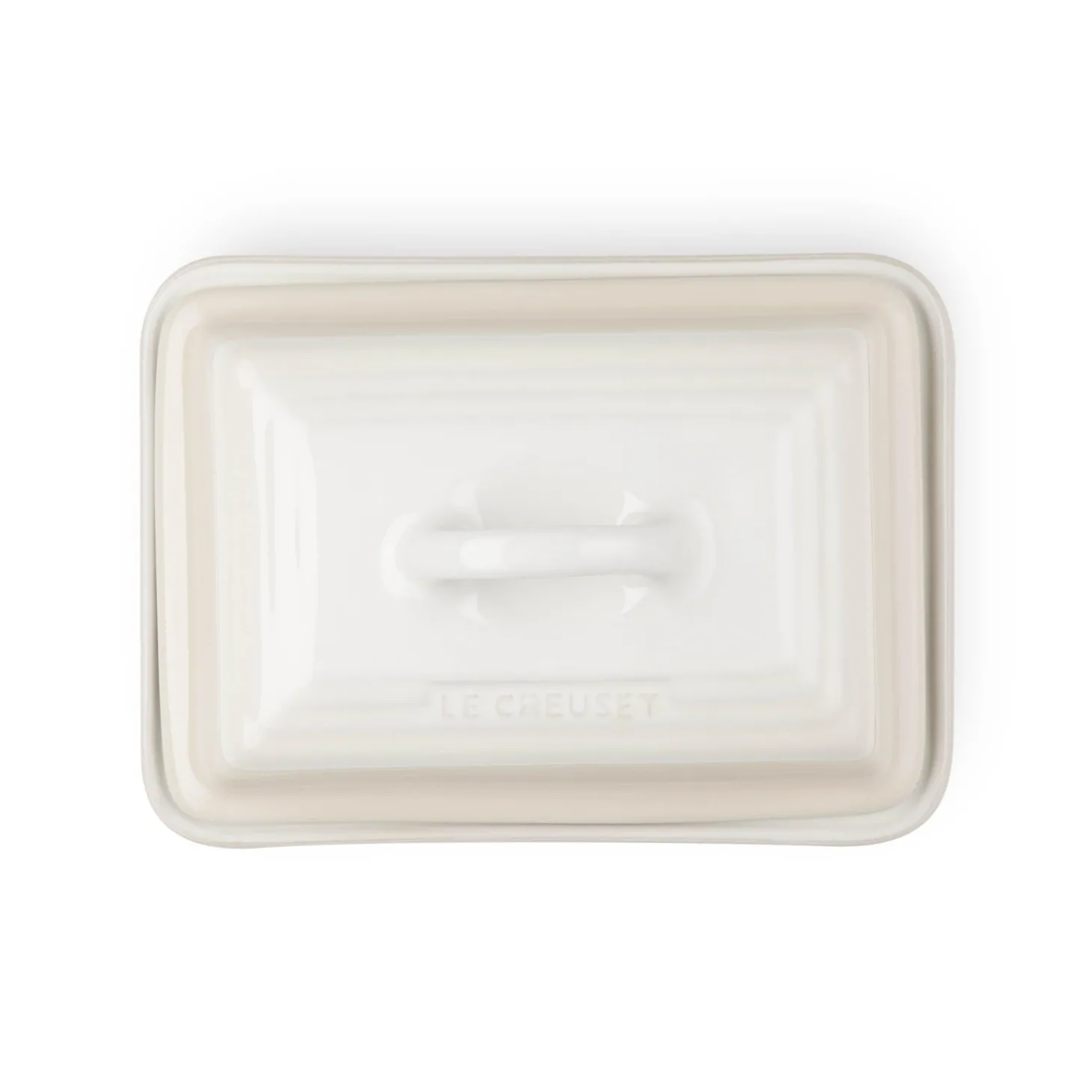 Le Creuset Stoneware Butter Dish - Meringue