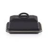 Le Creuset Stoneware Butter Dish - Satin Black