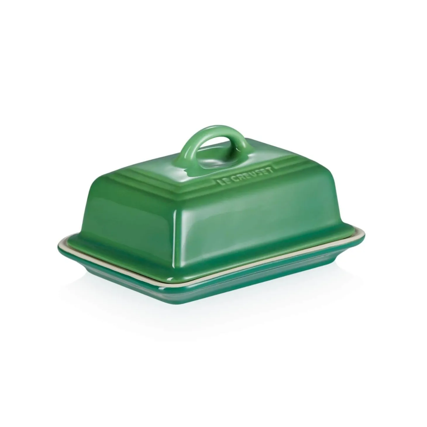 Le Creuset Stoneware Butter Dish - Bamboo Green