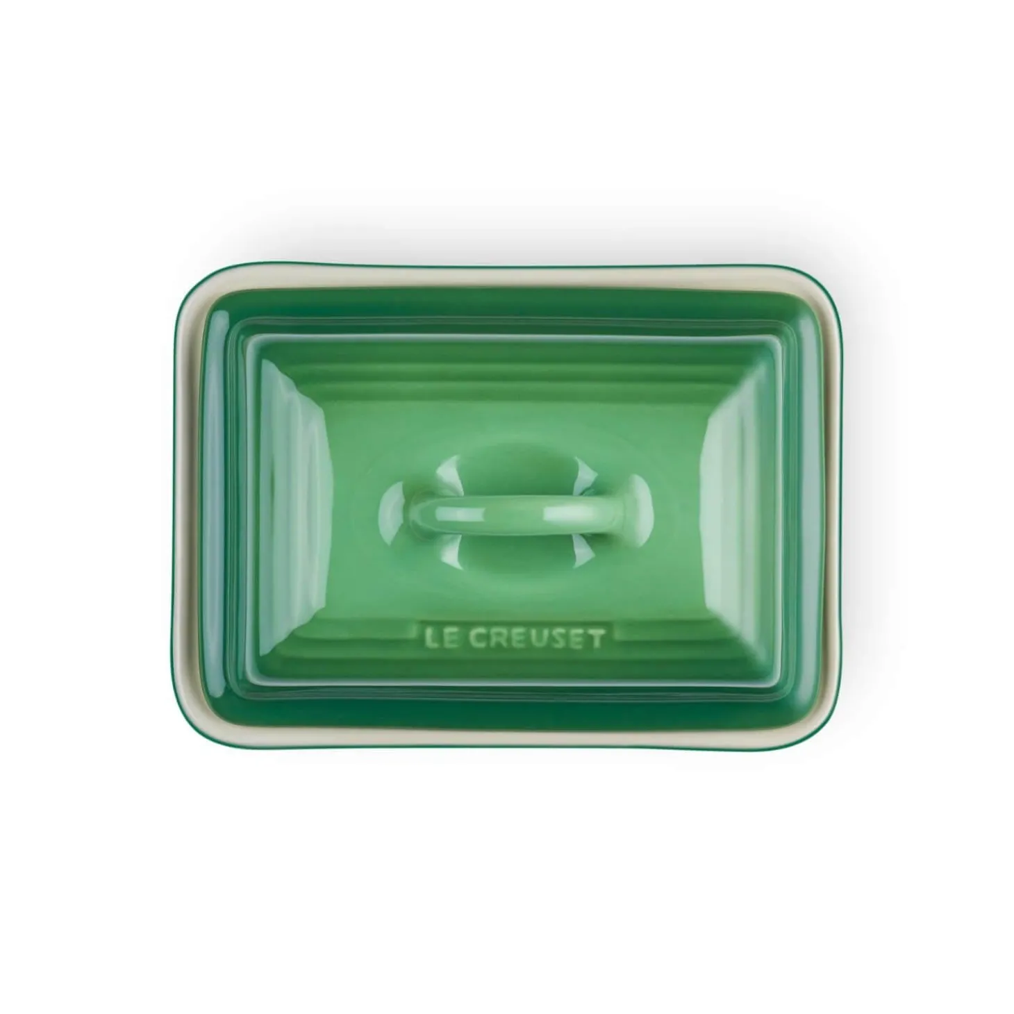 Le Creuset Stoneware Butter Dish - Bamboo Green