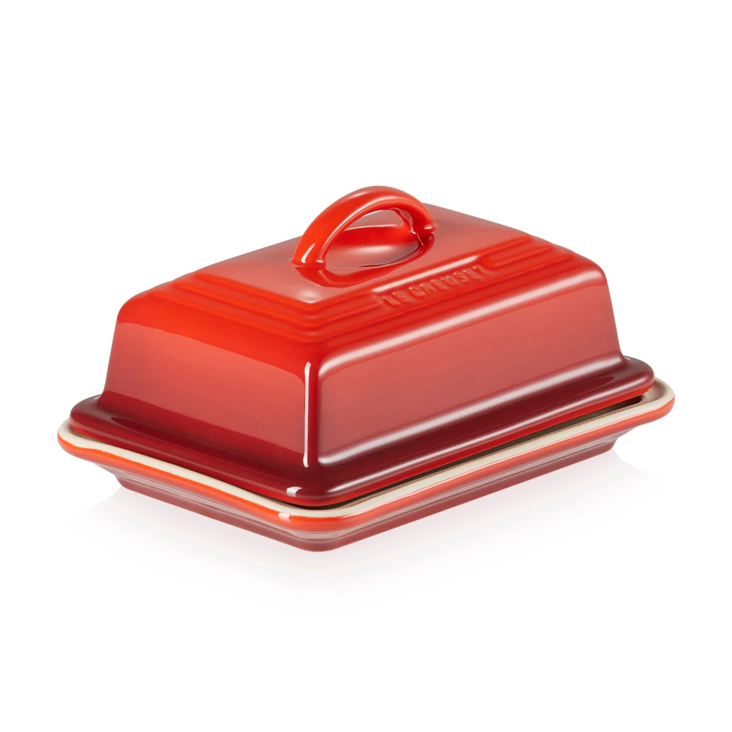 Le Creuset Stoneware Butter Dish - Cerise