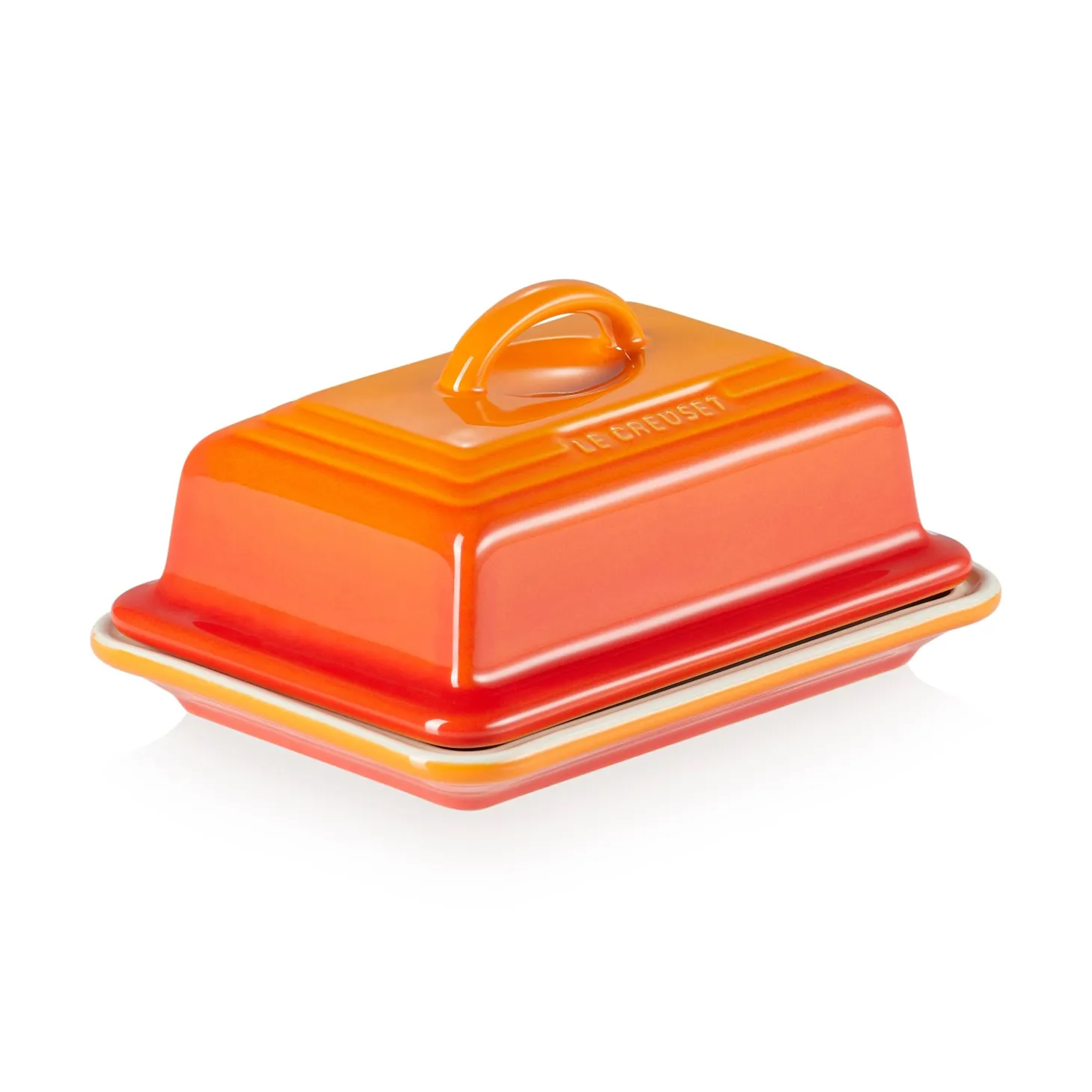 Le Creuset Stoneware Butter Dish - Volcanic