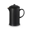 Le Creuset Stoneware Cafetiere - Satin Black