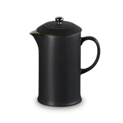 Le Creuset Stoneware Cafetiere - Satin Black