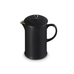 Le Creuset Stoneware Cafetiere - Satin Black
