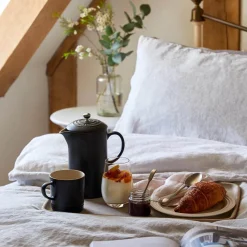 Le Creuset Stoneware Cafetiere - Satin Black