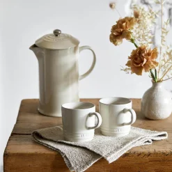 Le Creuset Stoneware Cafetiere - Meringue