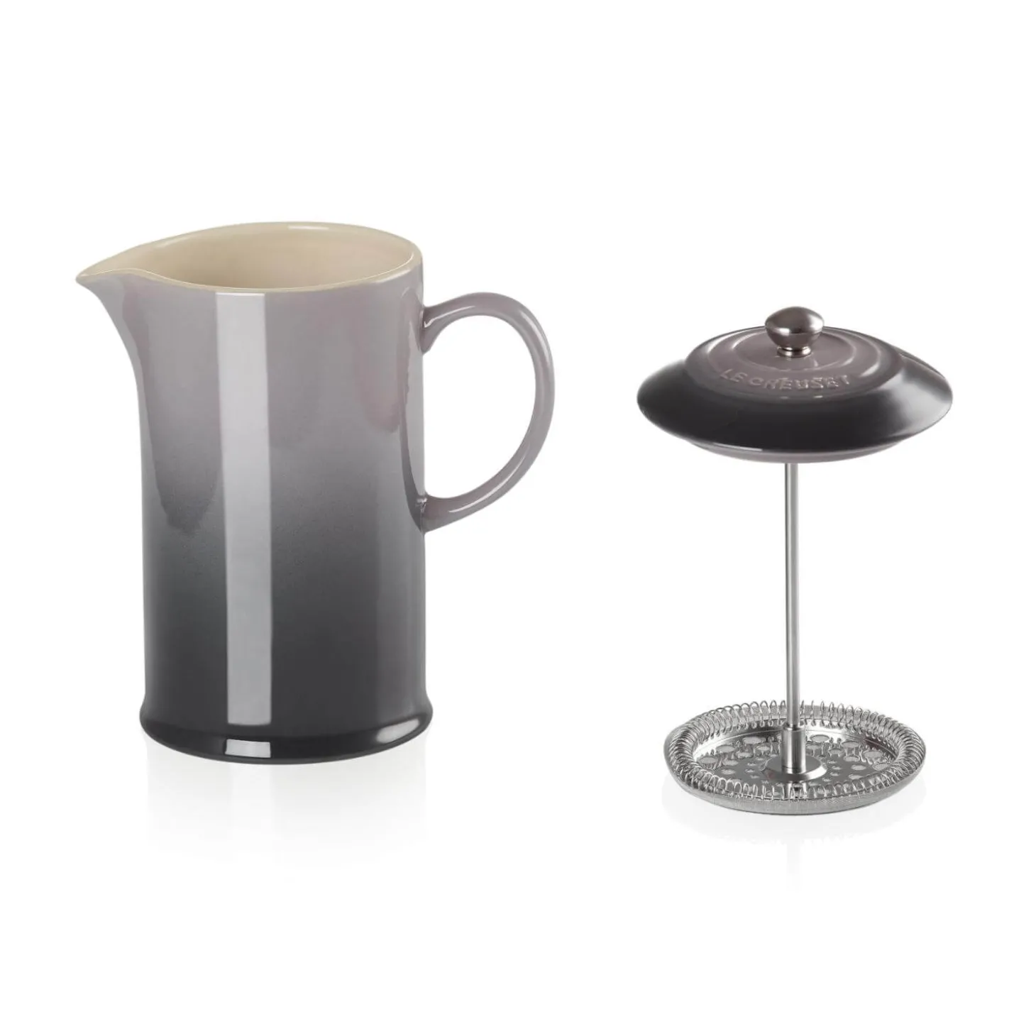 Le Creuset Stoneware Cafetiere - Flint