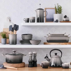 Le Creuset Stoneware Cafetiere - Flint