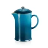 Le Creuset Stoneware Cafetiere - Deep Teal