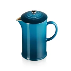 Le Creuset Stoneware Cafetiere - Deep Teal