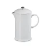 Le Creuset Stoneware Cafetiere - White