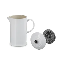 Le Creuset Stoneware Cafetiere - White