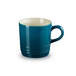 Le Creuset Stoneware Cappuccino Mug - Deep Teal