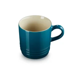 Le Creuset Stoneware Cappuccino Mug - Deep Teal