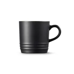 Le Creuset Stoneware Cappuccino Mug - Satin Black