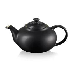 Le Creuset Stoneware Classic Teapot - Satin Black