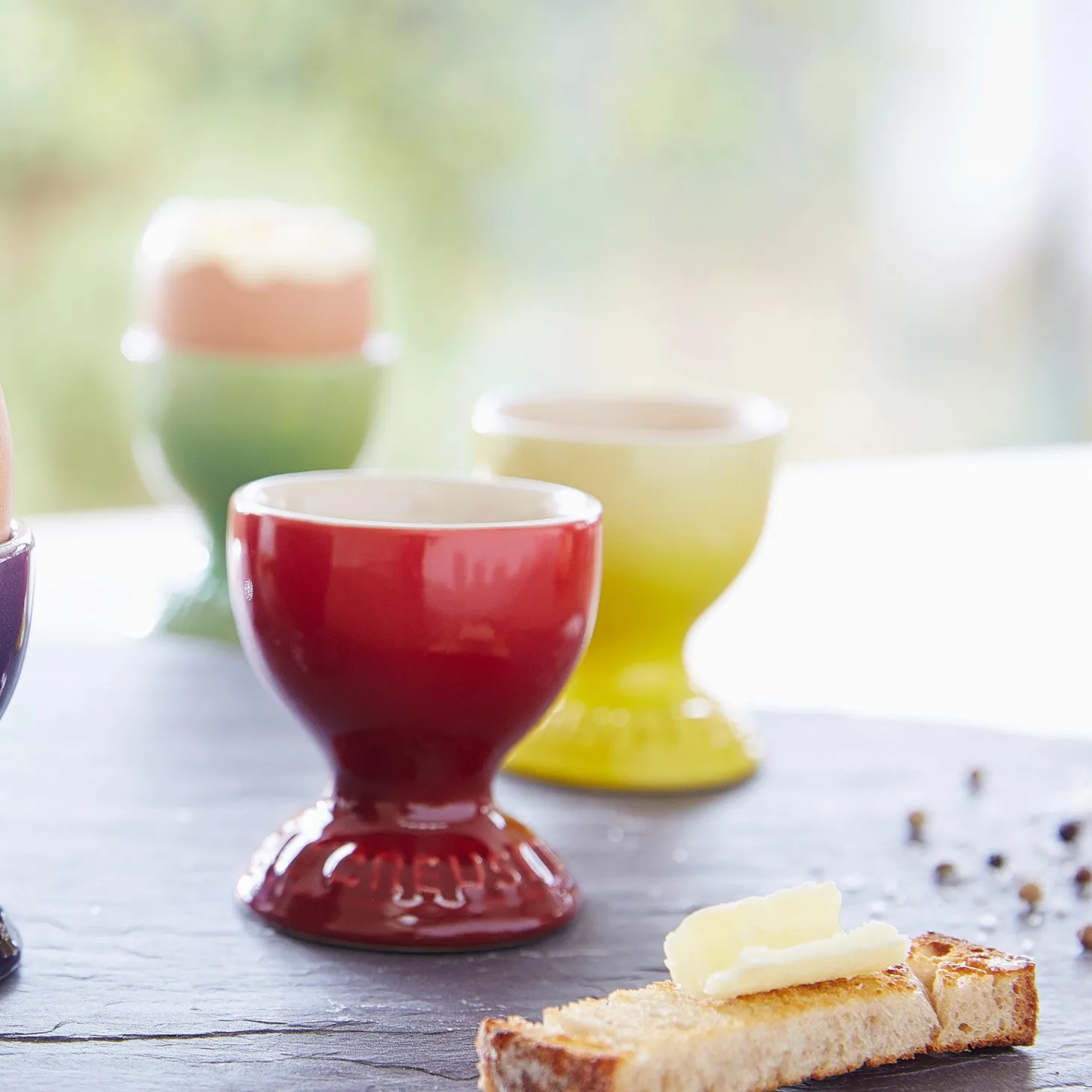Le Creuset Stoneware Egg Cup - Cerise