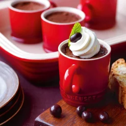 Le Creuset Stoneware Espresso Mug - Cerise