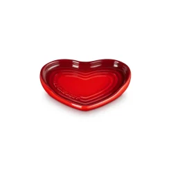 Le Creuset Stoneware Heart Spoon Rest - Cerise
